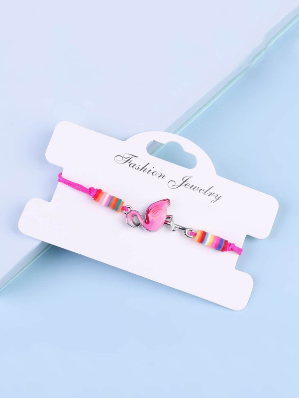 Toddler Girls Flamingo Decor Bracelet