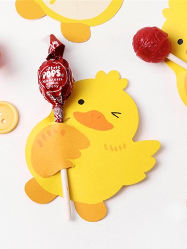 50pcs Duck Shaped Lollipop Stick Holder