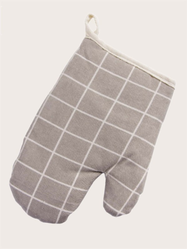 1pc Plaid Pattern Insulation Glove