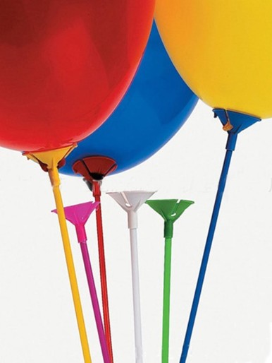 10pcs Latex Balloon Stick