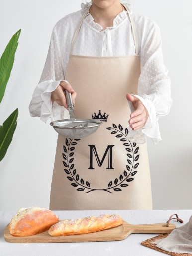 Alphabet Print Apron