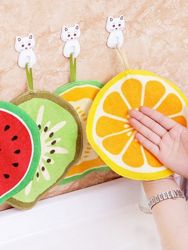 1pc Fruit Shaped Random Cleaning Rag