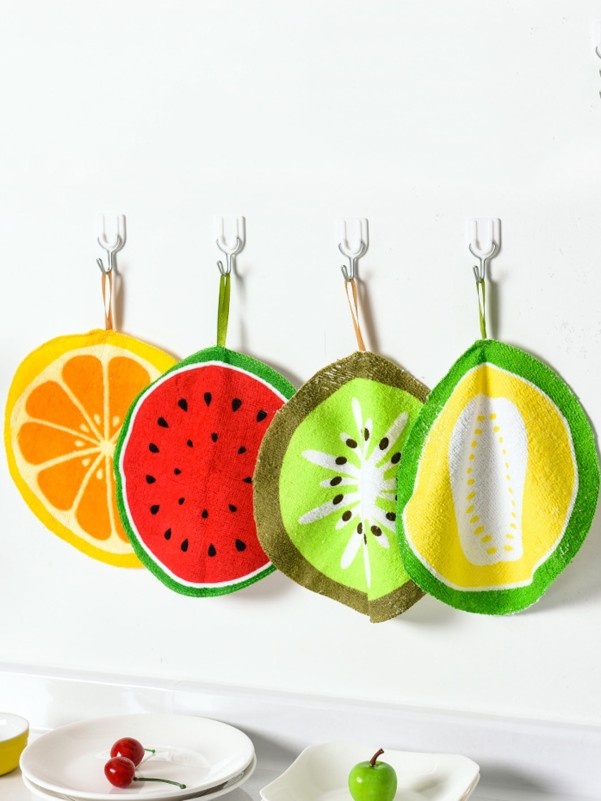 1pc Fruit Shaped Random Cleaning Rag