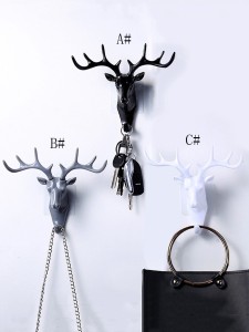 1pc Elk Design Wall Hook