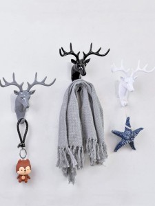 1pc Elk Design Wall Hook