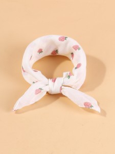 Toddler Girls Fruit Print Scarf