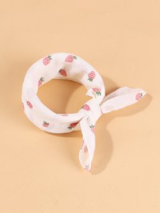 Toddler Girls Fruit Print Scarf