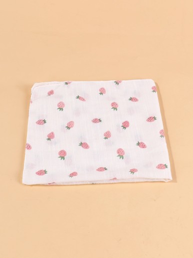 Toddler Girls Fruit Print Scarf