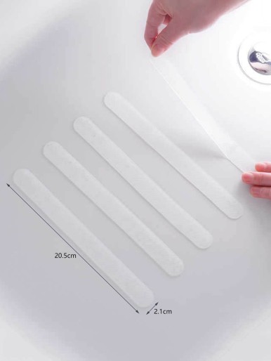 5pcs Clear Self-adhesive Anti-slip Strip