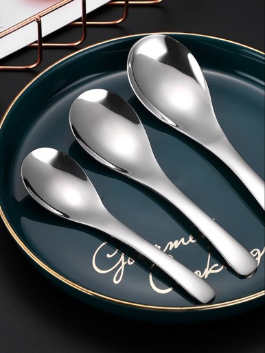 1pc Stainless Steel Spoon