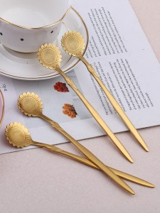 4pcs Sunflower Spoon Set