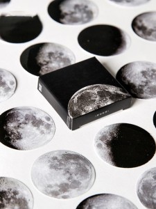 45pcs Moon Pattern Sticker