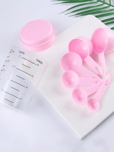 1pc Measuring Cup With 6pcs Measuring Spoon