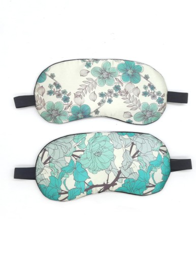 1pc Flower Print Random Eye Cover