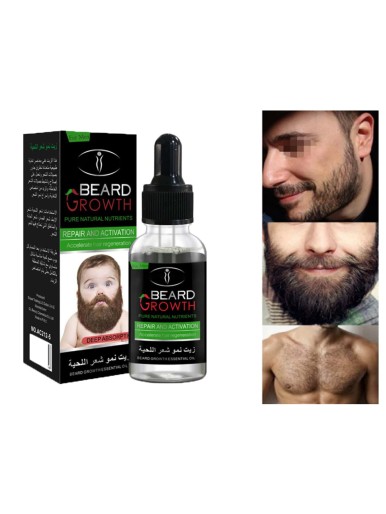 Men Pure Natural Nutrients Beard Growth Essential Oil