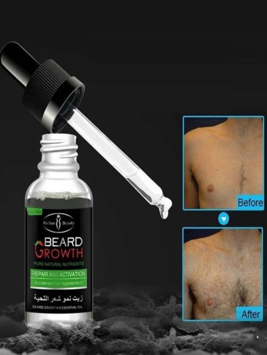 Men Pure Natural Nutrients Beard Growth Essential Oil