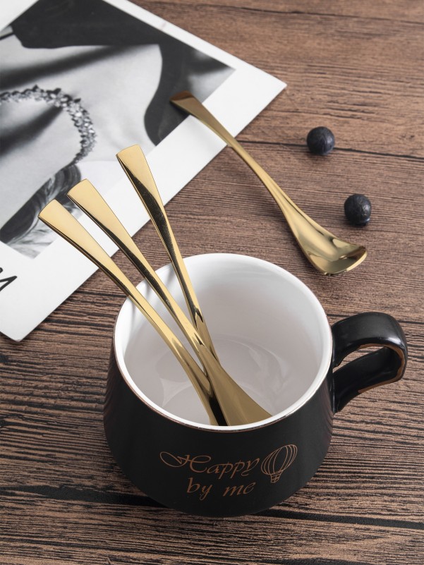 2pcs Stainless Steel Coffee Spoon