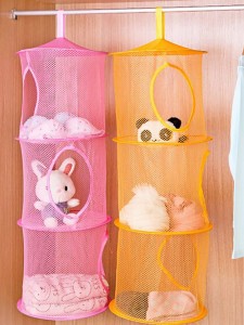 1pc Random Color Hanging Storage Basket