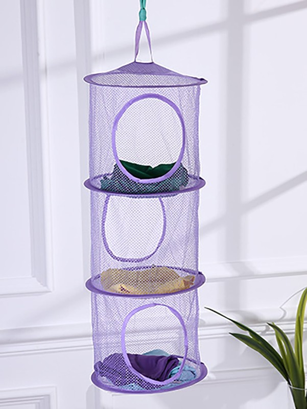 1pc Random Color Hanging Storage Basket