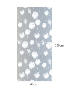 1sheet Dandelion Print Opaque Glass Sticker