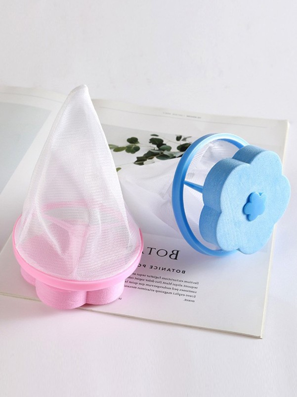 1pc Flower Washing Machine Floating Mesh Filter