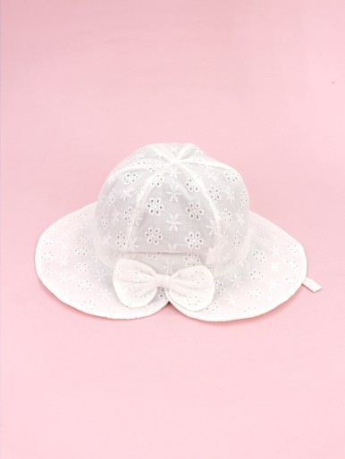 Baby Bow Decor Bucket Hat