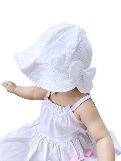 Baby Bow Decor Bucket Hat