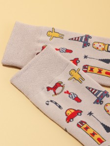 Men Cartoon Graphic Socks