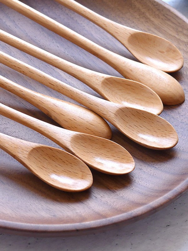 1pc Branch Design Wooden Spoon