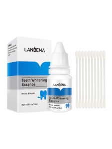 1pc Teeth Whitening Essence & 10pcs Cotton Swab