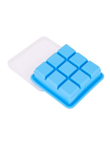 1pc Random 9 Grid Ice Mold With Lid