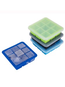 1pc Random 9 Grid Ice Mold With Lid