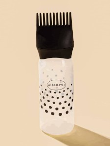 Polka Dot Pattern Shampoo Bottle