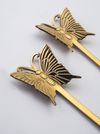 2pcs Butterfly Shaped Spoon