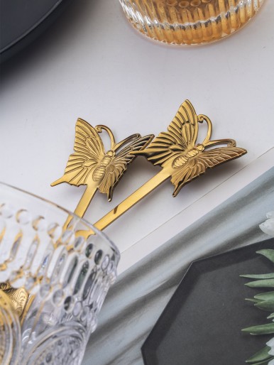 2pcs Butterfly Shaped Spoon