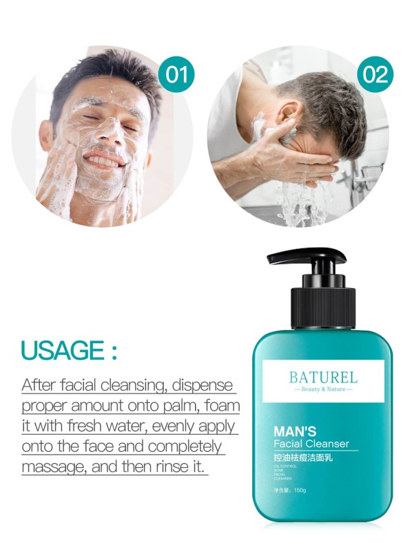 Men Acne Facial Cleanser