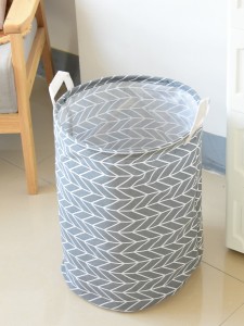 Geometric Pattern Clothes Storage Basket