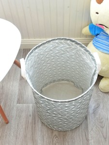 Geometric Pattern Clothes Storage Basket