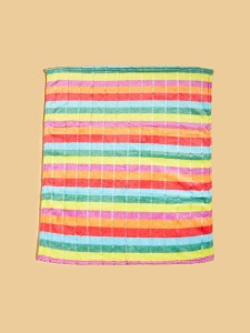 Rainbow Stripe Pet Blanket