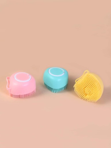 1pc Random Color Pet Bath Brush