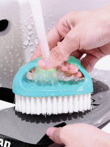 1pc Random Color Cleaning Brush With Handle