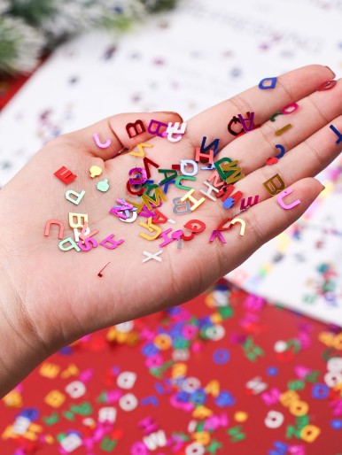 1pack Letter Shaped Confetti