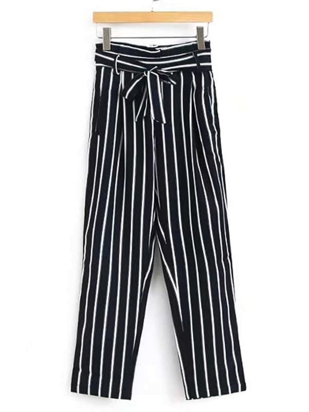 Vertical Striped Pants