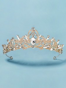 Crown Design Rhinestone Hair Accessory