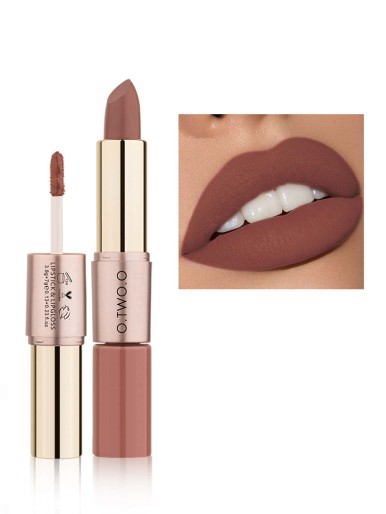 2 In 1 Matte Lip Gloss & Lip Lipstick 08