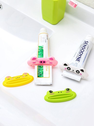1pc Cute Animal Design Toothpaste Squeezer
