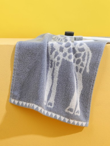 Giraffe Print Kids Towel