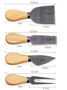 4pcs Cheese Knife Set