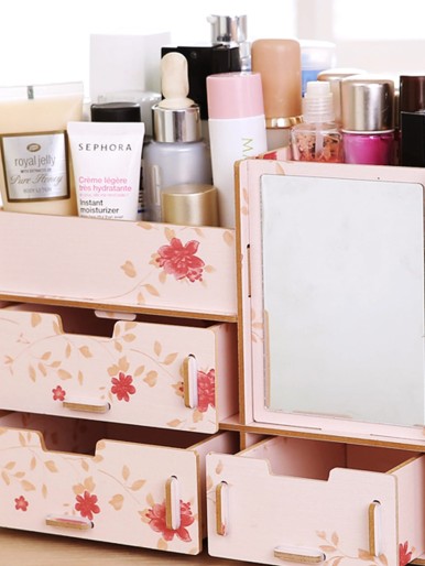 1pc DIY Cosmetic Storage Box