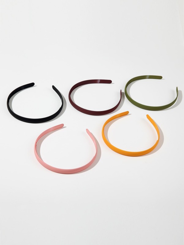 5pcs Skinny Hair Hoop